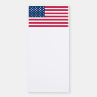 American Flag Magnetic Notepad USA