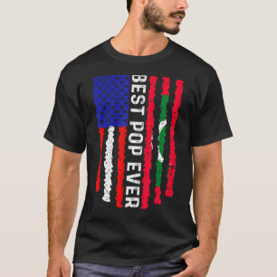 American Flag Malediven Flag Bester Pop je Familie T-Shirt