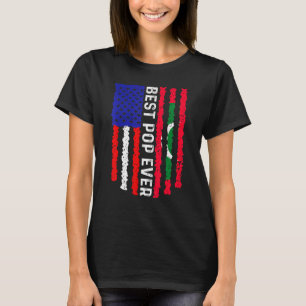 American Flag Malediven Flag Bester Pop je Familie T-Shirt