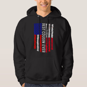 American Flag Malta Flag Bester Cousin je Familie Hoodie