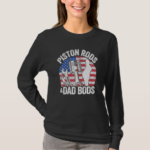 American Flag Mechanical 4. Juli Piston Rods und T-Shirt