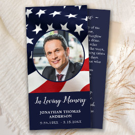 American Flag Memorial Prager Card Lesezeichen Fot