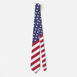 American Flag Men's Necktie Krawatte
