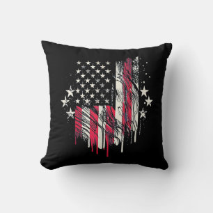 American Flag Mens USA Kleinkind American Flag 4. Kissen
