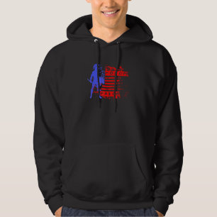 American Flag Molon Labe US Flagge Splatte Hoodie