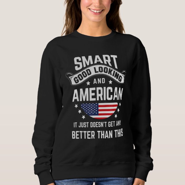 American Flag Native Pride  USA American Roots Sweatshirt (Vorderseite)