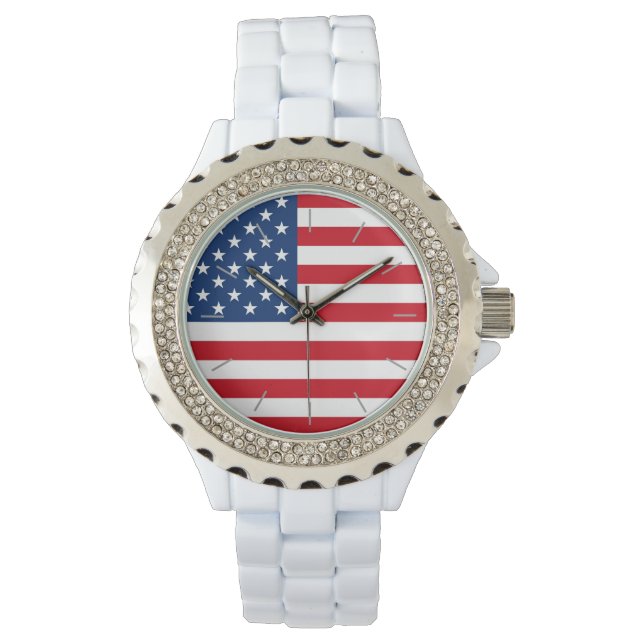 American Flag Nice Watch Armbanduhr (Vorderseite)