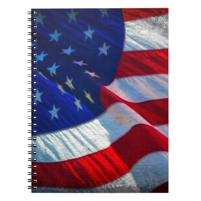 American Flag Notebook Notizblock (Vorderseite)