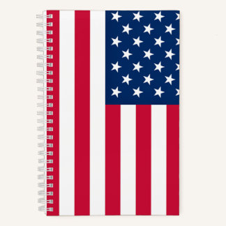 American Flag Notebook Notizbuch