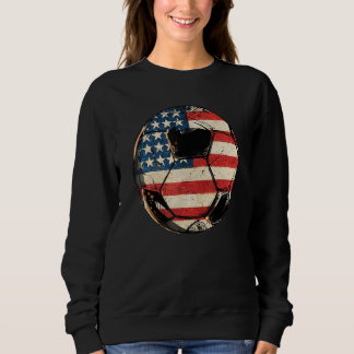American Flag on Soccer Ball Tee - Soccer Ball Fla