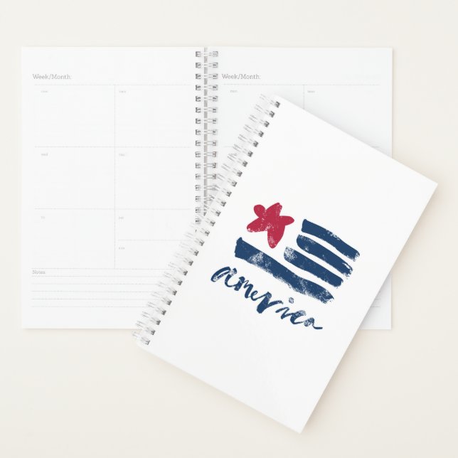 American Flag Paintstrokes Planer (Anzeige)