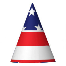 American Flag Party Hat Red White und Blue