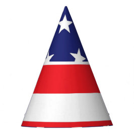 American Flag Party Hat Red White und Blue Partyhütchen