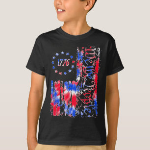 American Flag Patriotic 1776 We T T-Shirt