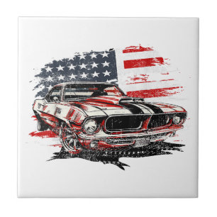 American Flag Patriotic Fliese
