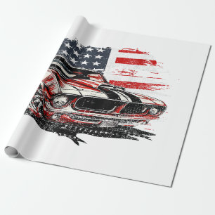 American Flag Patriotic Geschenkpapier