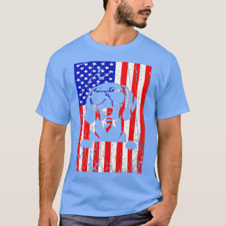 American Flag Patriotic Labrador Retriever Owner 4 T-Shirt