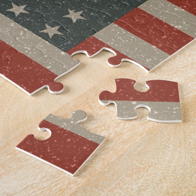 American Flag Patriotic Puzzle (Seite)