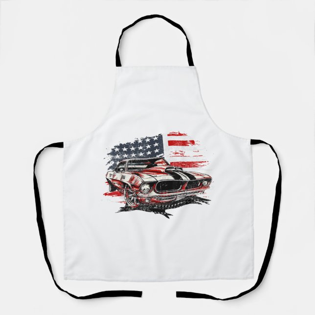 American Flag Patriotic Schürze (Vorderseite)