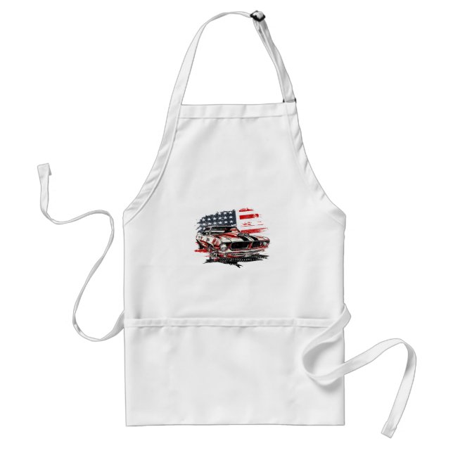 American Flag Patriotic Schürze (Vorne)