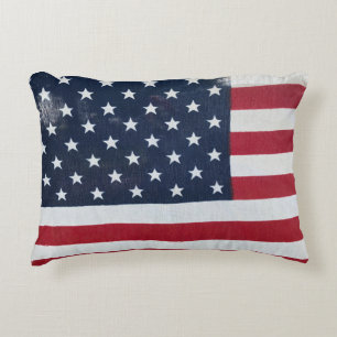 American Flag Pillow Dekokissen