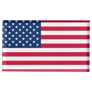 American Flag Platzkarte Holder Platzkartenhalter
