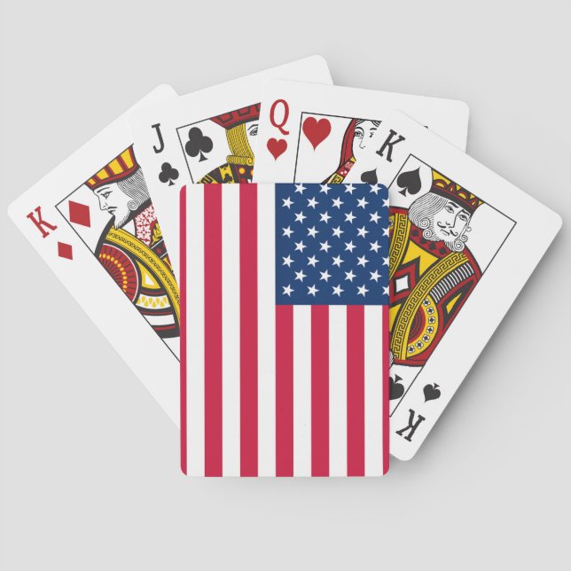 American Flag Playing Cards Spielkarten (Rückseite)