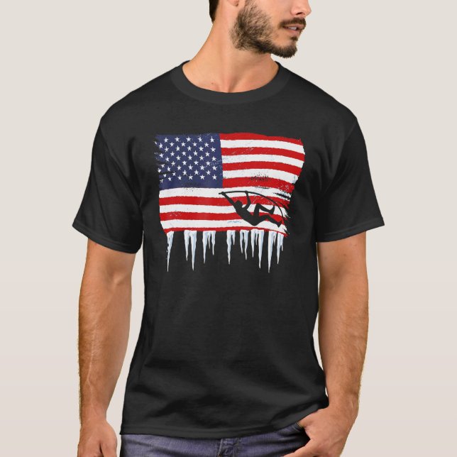 American Flag Pole Vault 1 T-Shirt (Vorderseite)