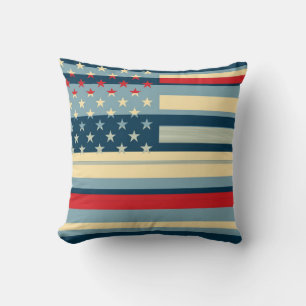 American Flag Pop Art Kissen