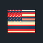 American Flag Pop Art Leinwanddruck<br><div class="desc">American Flag Pop Art. Design ist auf anderen Produkten erhältlich.</div>