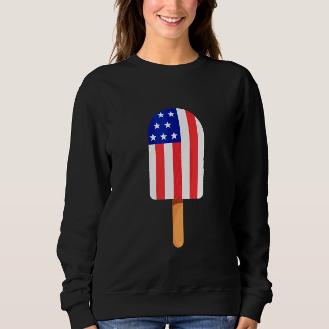 American Flag Pop It American Flag Hey Typ Meri Sweatshirt (Vorderseite)