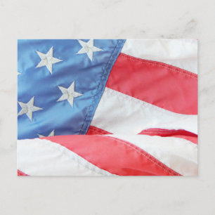 American Flag Post Card Postkarte