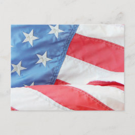 American Flag Post Card Postkarte