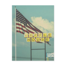 American Flag Post Card