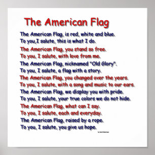 American Flag Poster