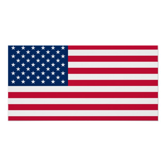 American Flag Poster USA - Patriotic (Vorderseite)