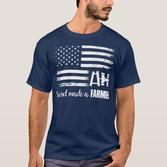 American Flag Ractor Also hat Gott einen Bauer gem T-Shirt (Vorderseite)