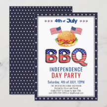 American Flag Red White Blue 4. JULY GRILLEN Party