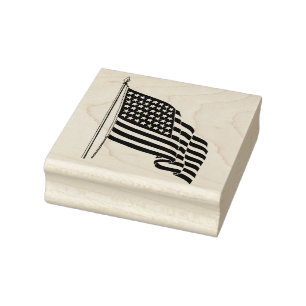 American Flag Rubber Briefmarke Gummistempel