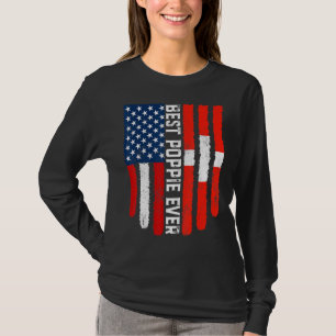 American Flag Schweiz Flag Beste Poppie-Fahne T-Shirt