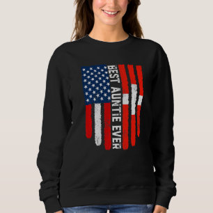 American Flag Schweiz Flag Beste Tante je Fahne Sweatshirt