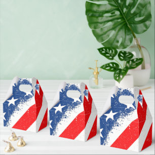 American Flag Shirt USA Patriotic Star Streifen Geschenkschachtel