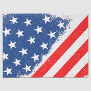 American Flag Shirt USA Patriotic Star Streifen Seidenpapier
