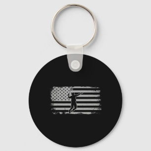 American Flag Shuttle Badminton Schlüsselanhänger