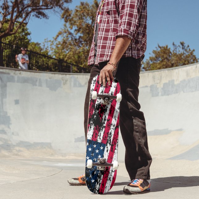 American Flag Skateboard (Außenbereich 2)