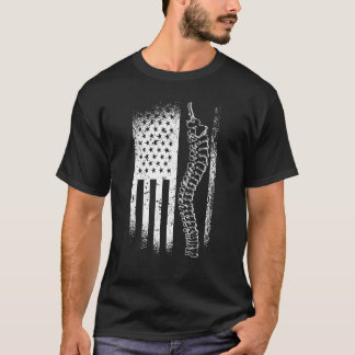 American Flag Spine T-Shirt