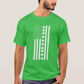 American Flag St Pattys Day St Patricks Day 2022 A T-Shirt
