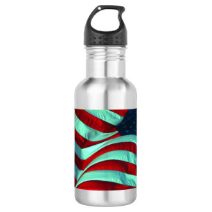 American Flag Stainless Steel Water Bottle Trinkflasche