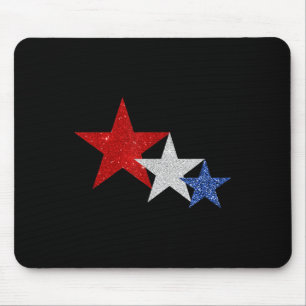American Flag Stars 4. Juli T-Shirt - Gedenktag Mousepad