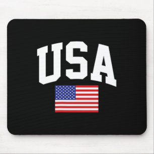 American Flag Stars Streifen 4. Juli Patriotic Mousepad